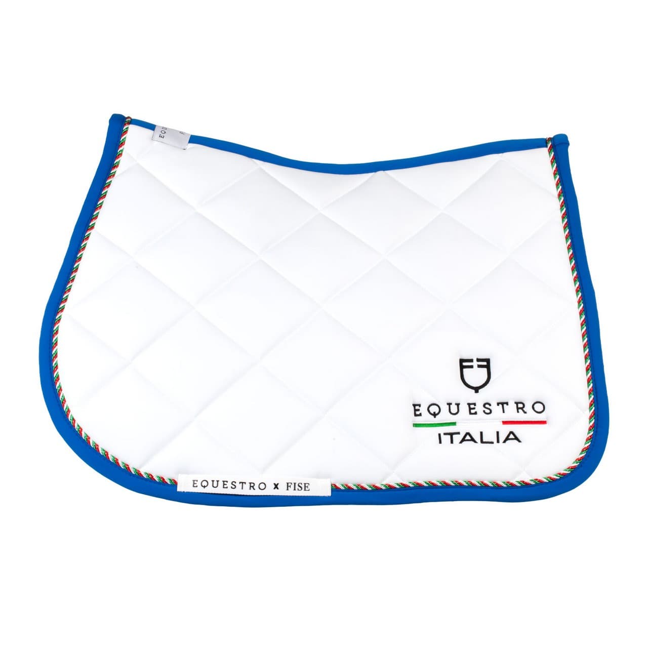 Sottosella salto piping tricolore Equestro X FISE, vista 2