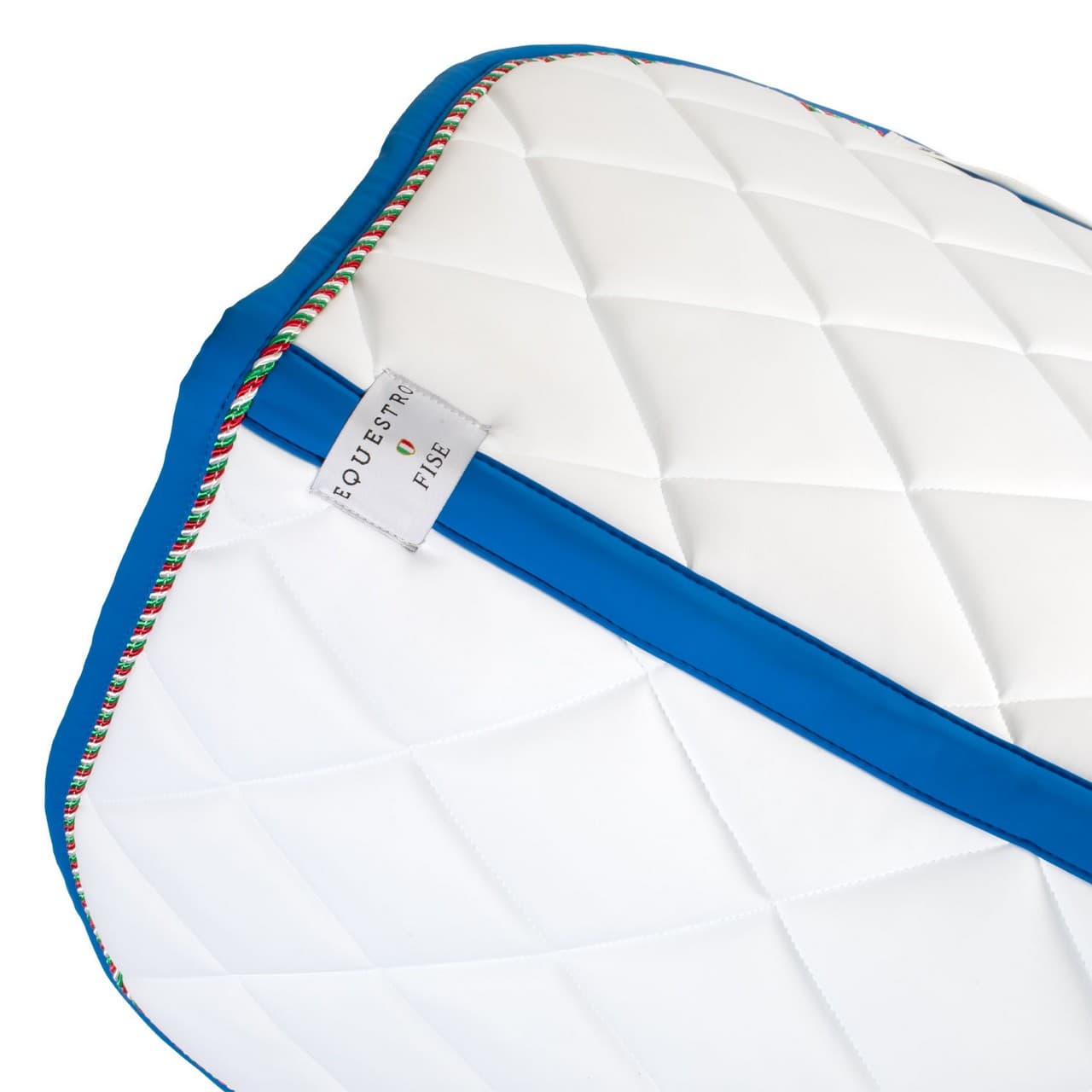 Sottosella salto piping tricolore Equestro X FISE, vista 3