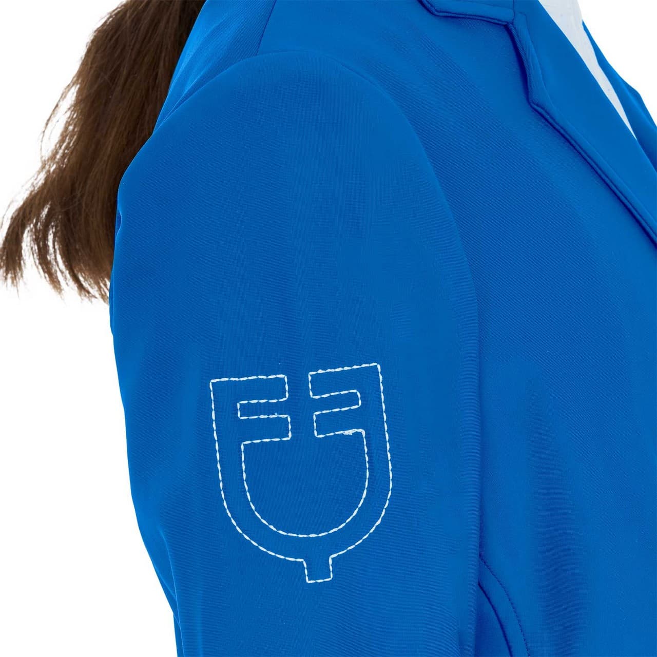 Giacca unisex bambini da concorso tre bottoni Equestro X FISE, vista 3