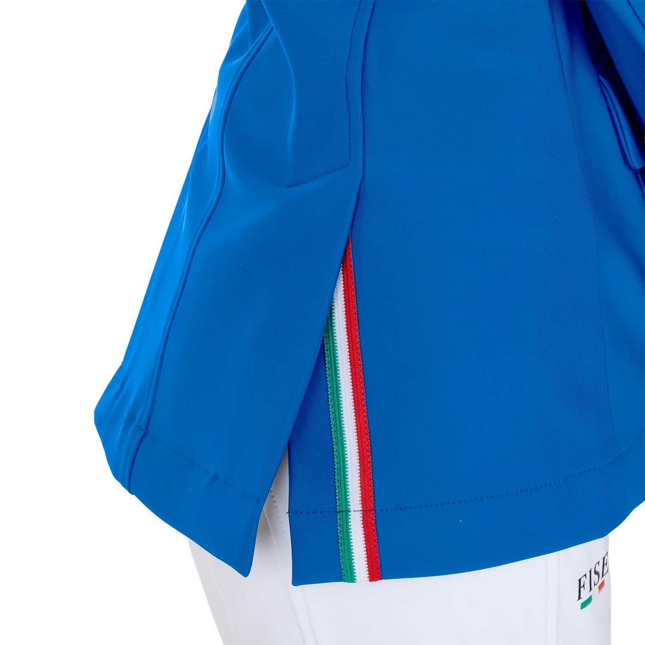 Giacca unisex bambini da concorso tre bottoni Equestro X FISE, vista 5
