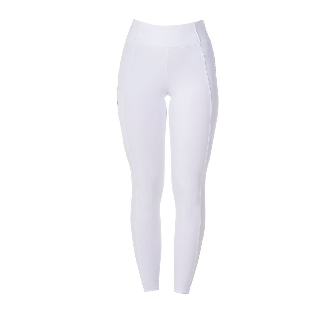 Leggings donna slim fit full grip Equestro X FISE, vista 2