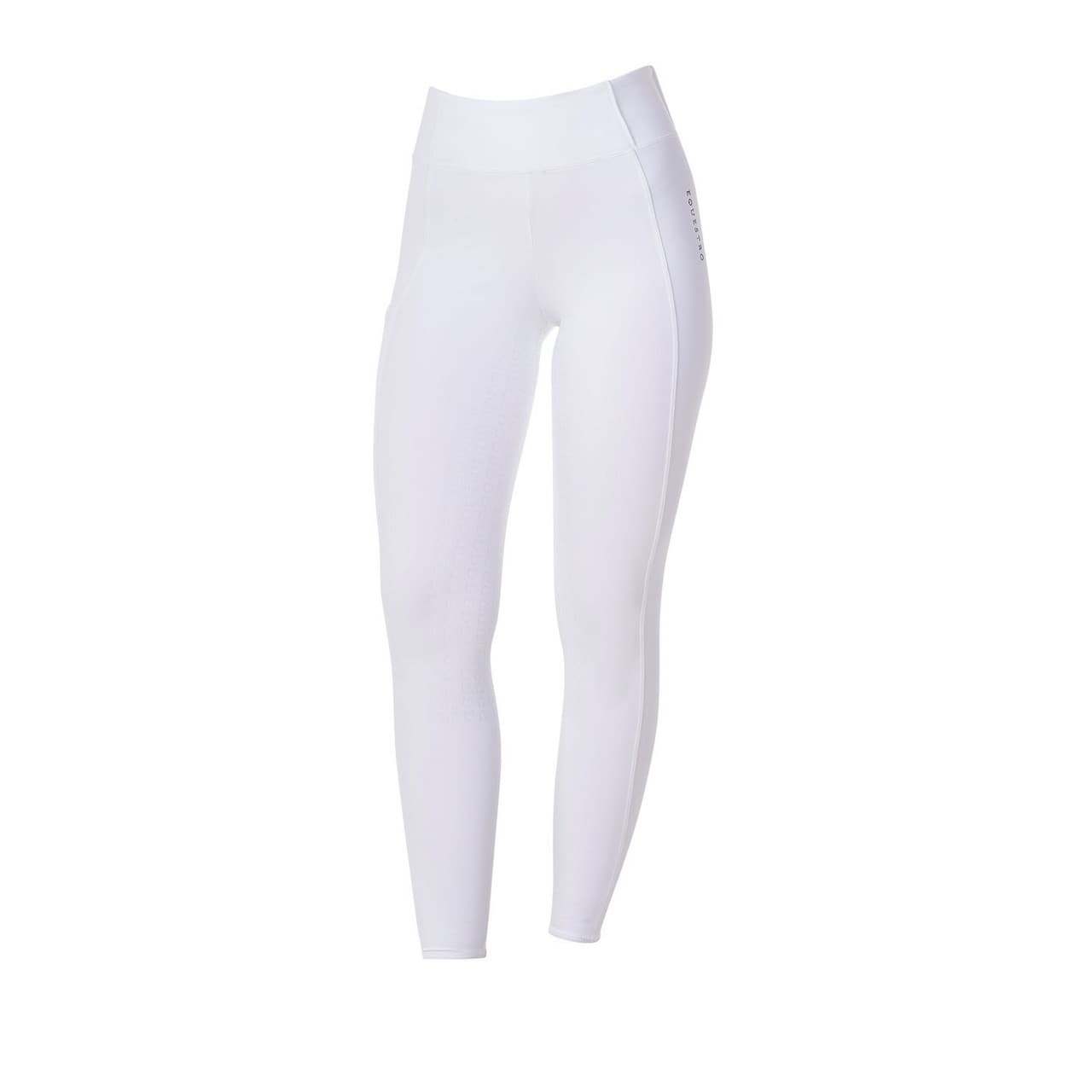 Leggings donna slim fit full grip Equestro X FISE, vista 4