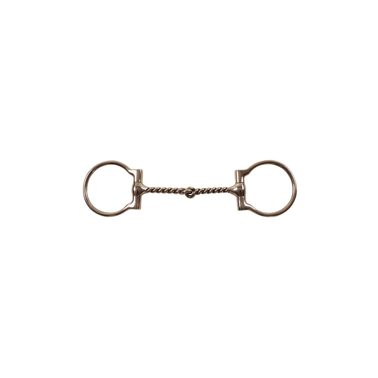 Filetto western a D torciglione, inox, grosso, vista 1
