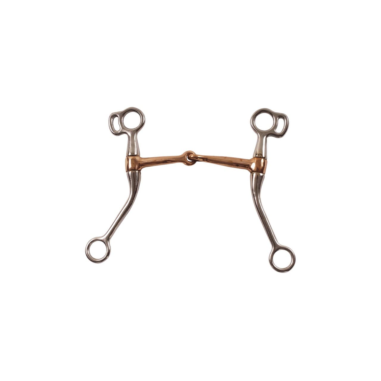 Morso western inox, cannone in rame, aste lunghe, vista 1
