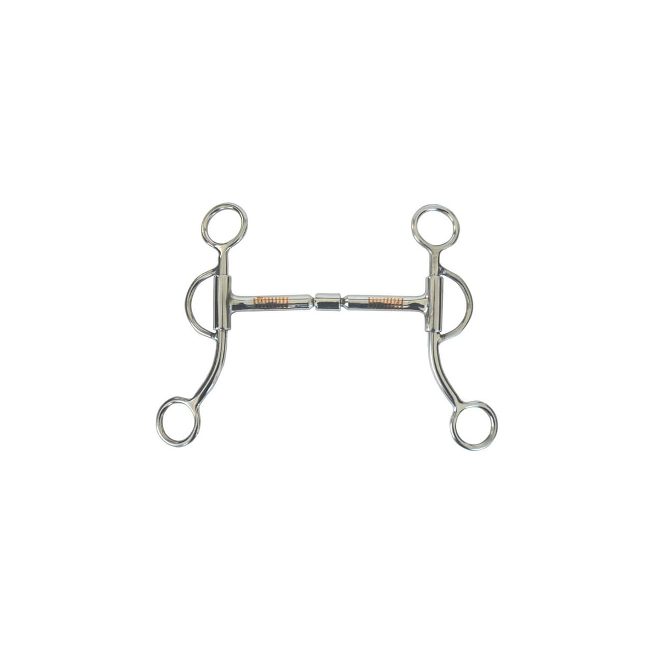 Morso western inox con semi-snodo, aste corte, vista 1