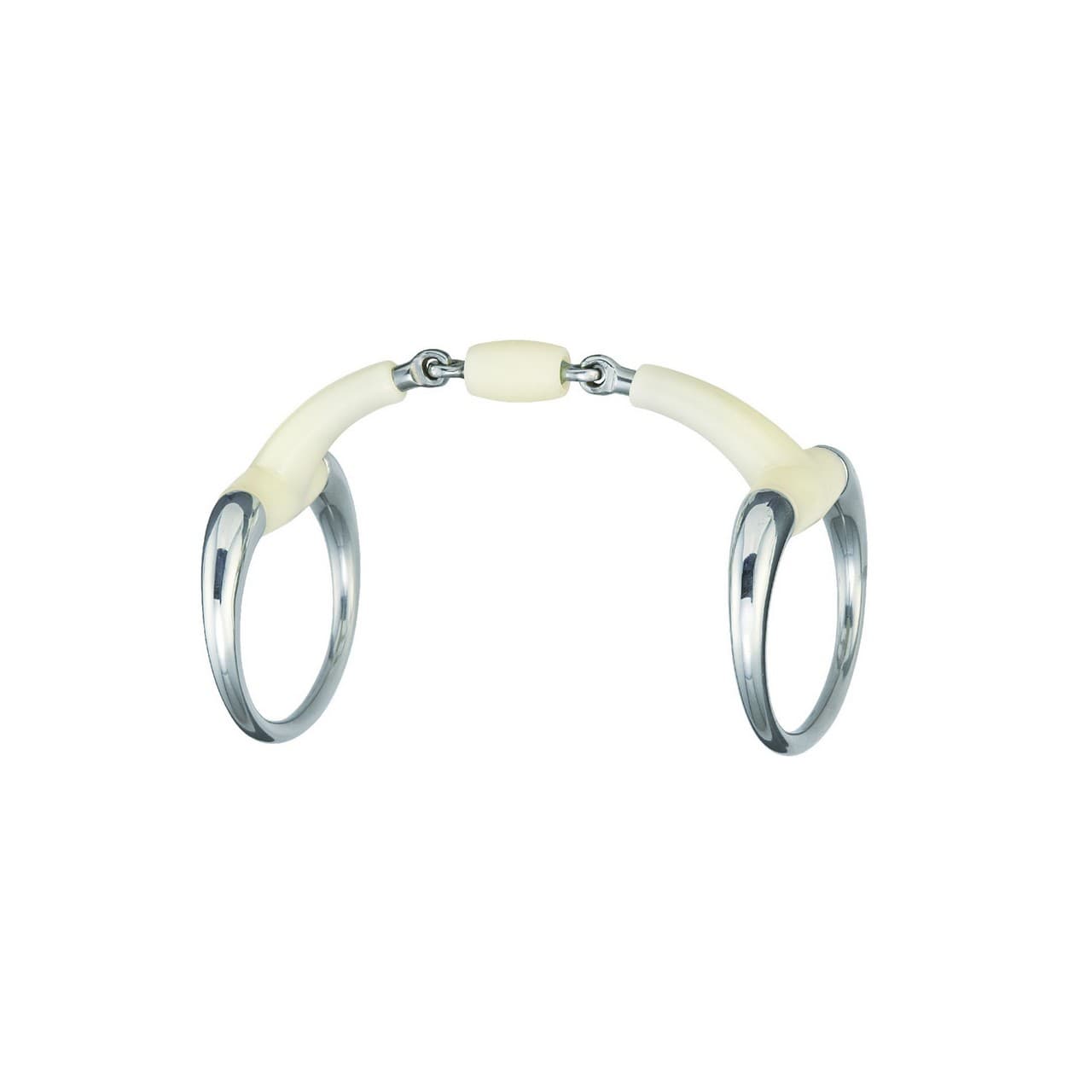 Filetto oliva snodato con gioco, double joint, Happy Mouth HB-2806, vista 1