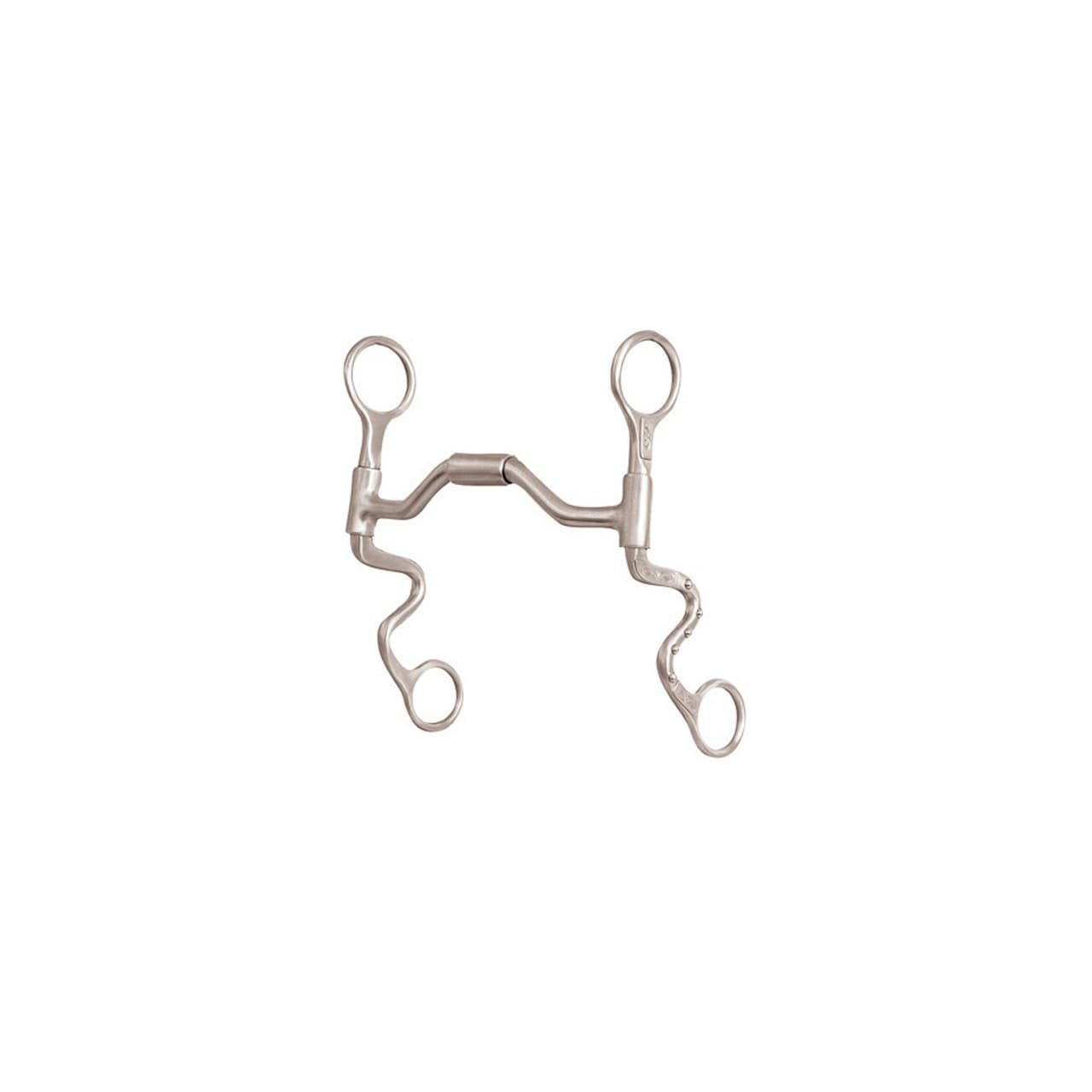 Morso western Pool's satinato, semi-snodo, aste curve, vista 1