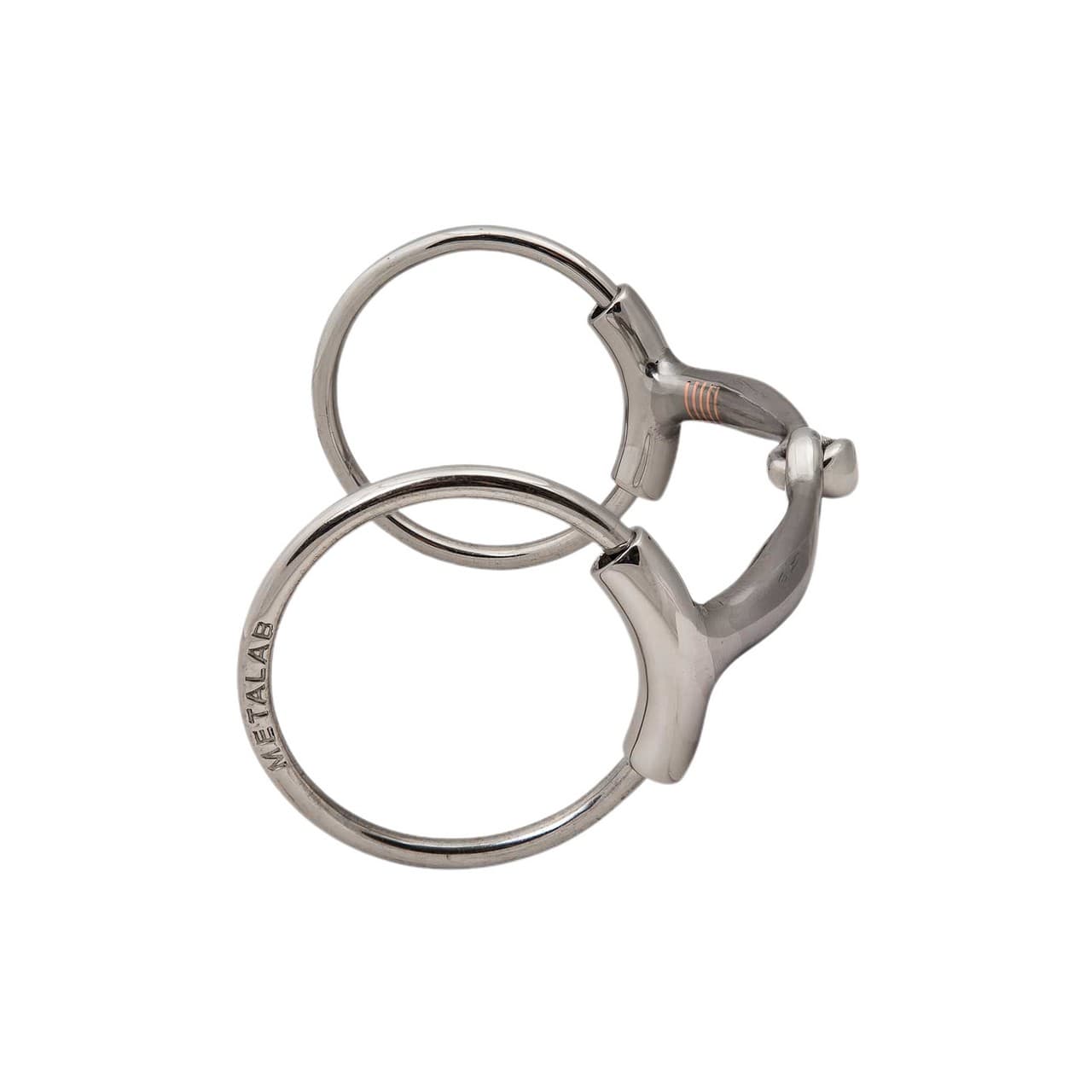 Filetto snodato antisgancio Bernard Fonck curvo, inserti in rame 12mm, vista 1