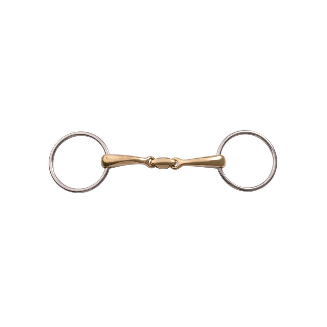 Loose Ring curved mouth double jointed, curve height 11mm, cup 16mm, vista 1
