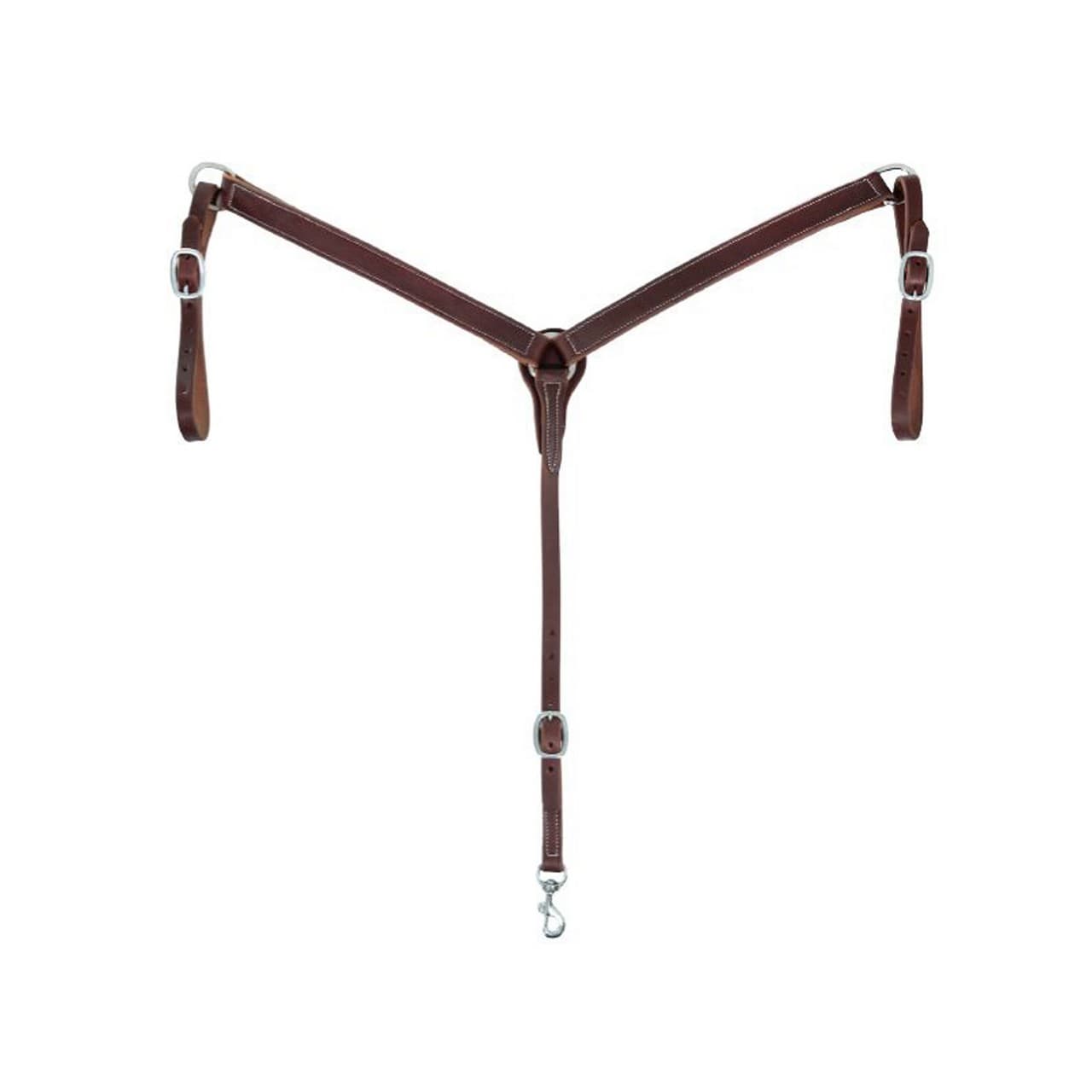 Pettorale in cuoio grasso Pool's Made in USA, vista 1