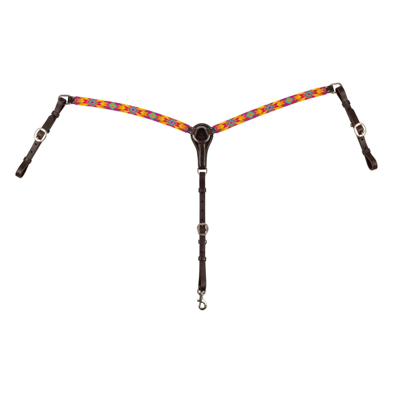 Pettorale western con perline multicolori, vista 1