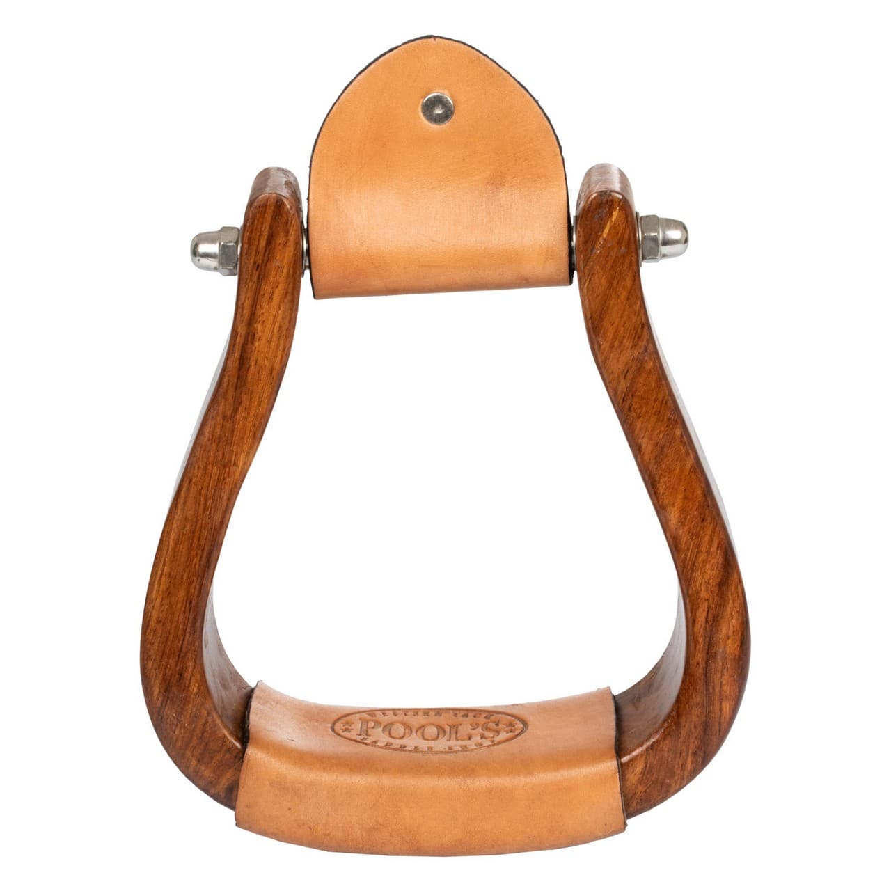 Staffe western ys standard in legno, vista 1