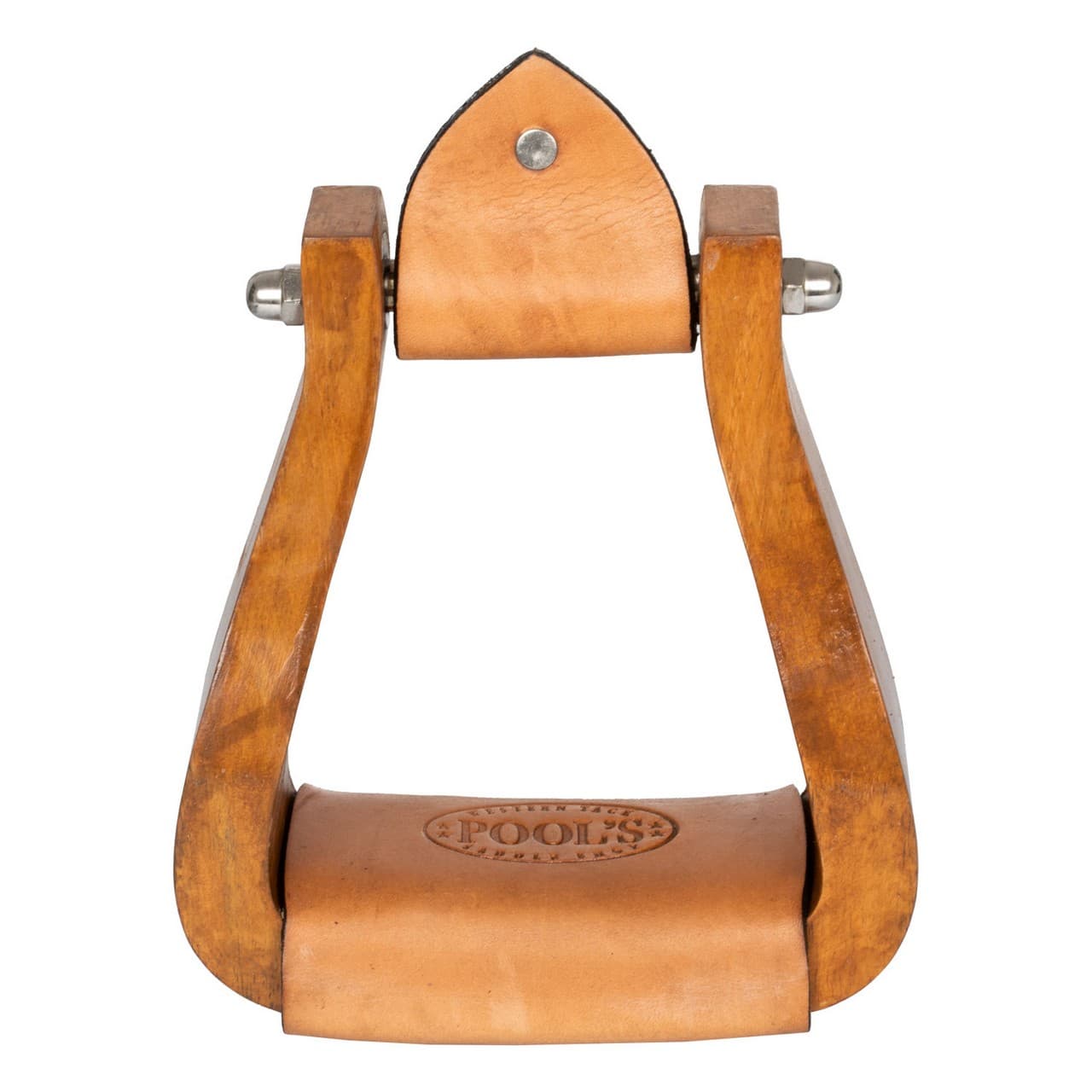 Staffe western ys wide in legno, vista 1