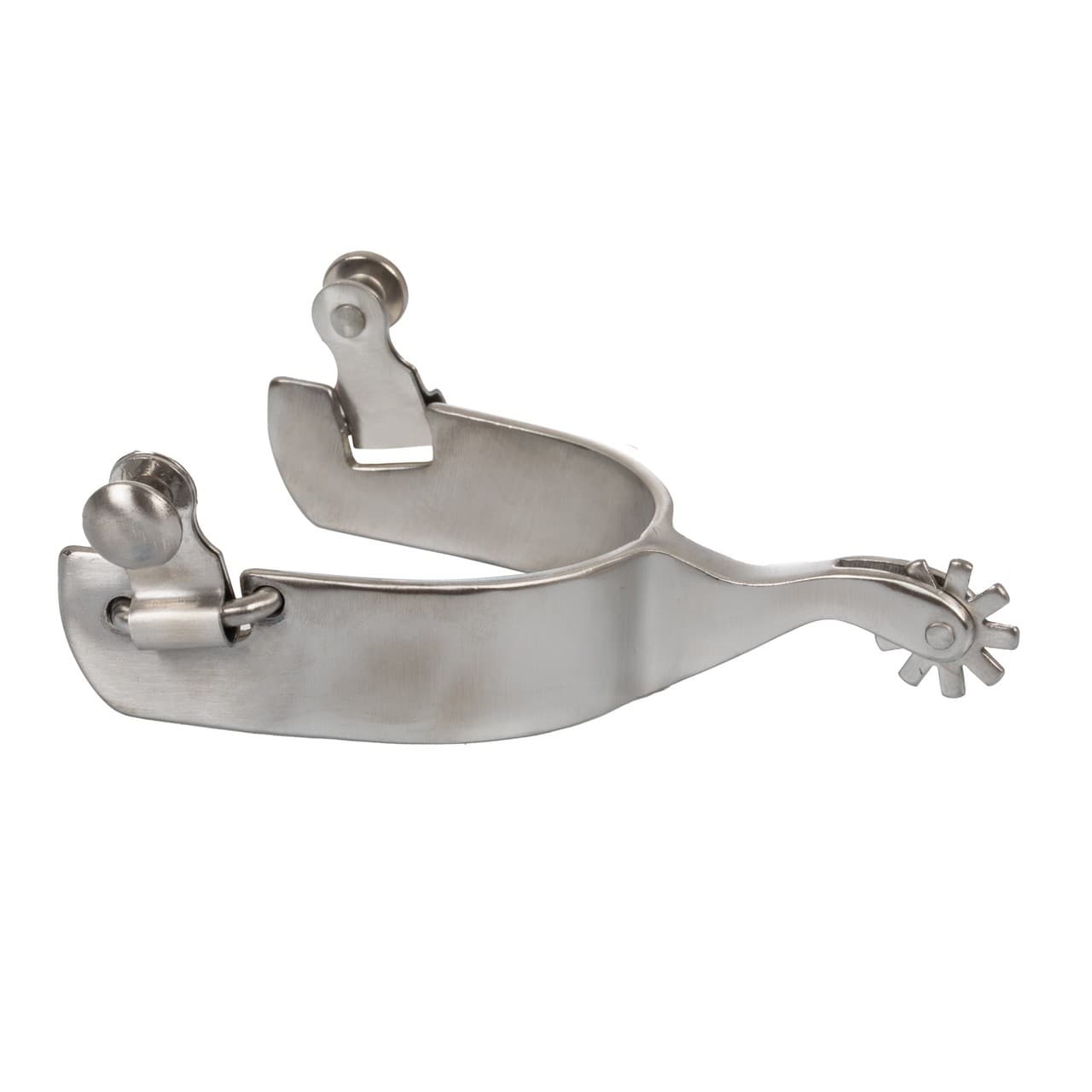 Speroni unisex in acciaio con rotella dentata, vista 1