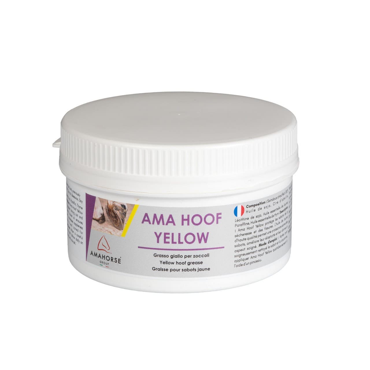 Ama Hoof yellow, grasso per zoccoli (500 ml), vista 1