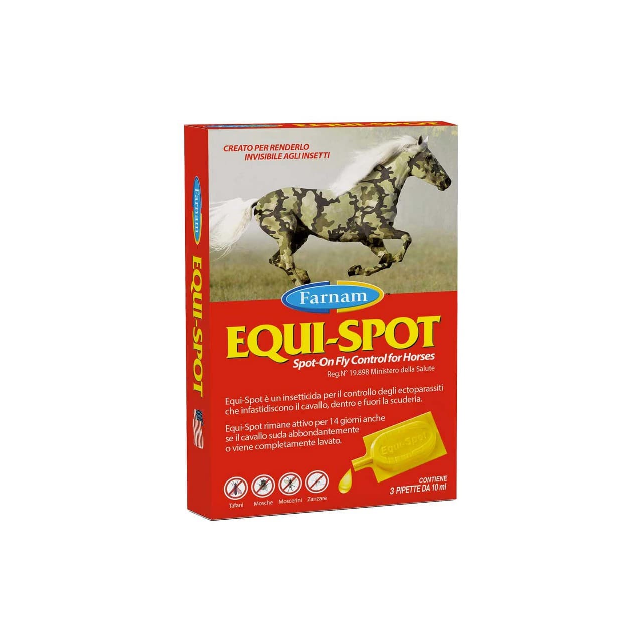 Equi-Spot Farnam (10 ml, 3 fiale), vista 1