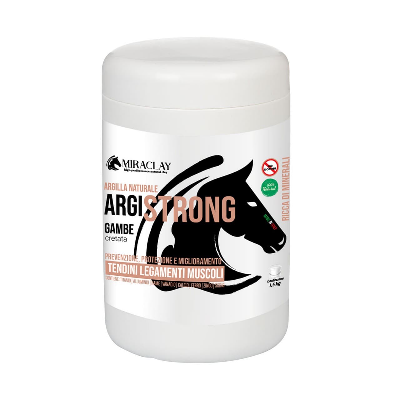 Amaclay cretata grigia (1,50 kg), vista 1