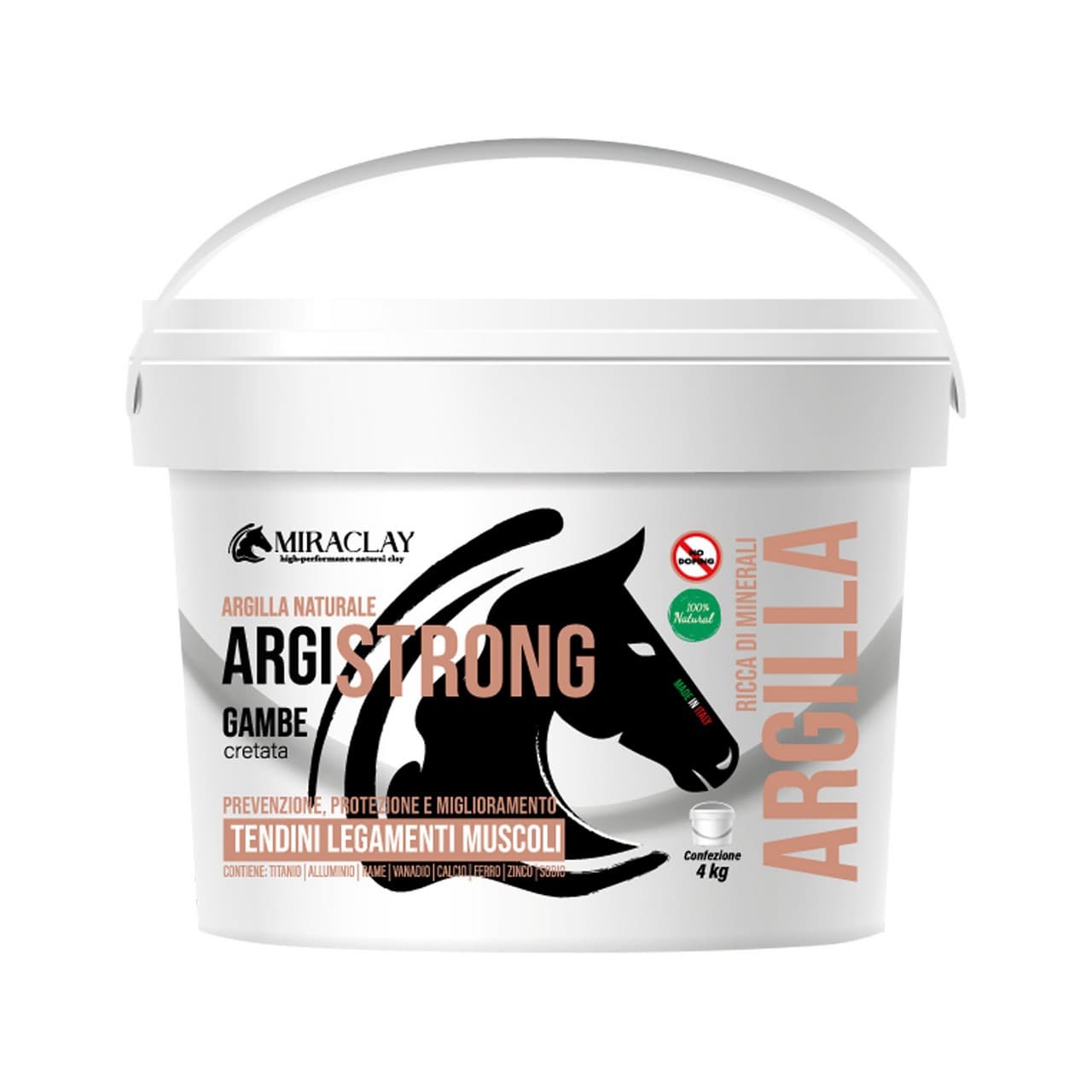 Amaclay cretata grigia (5 kg), vista 1