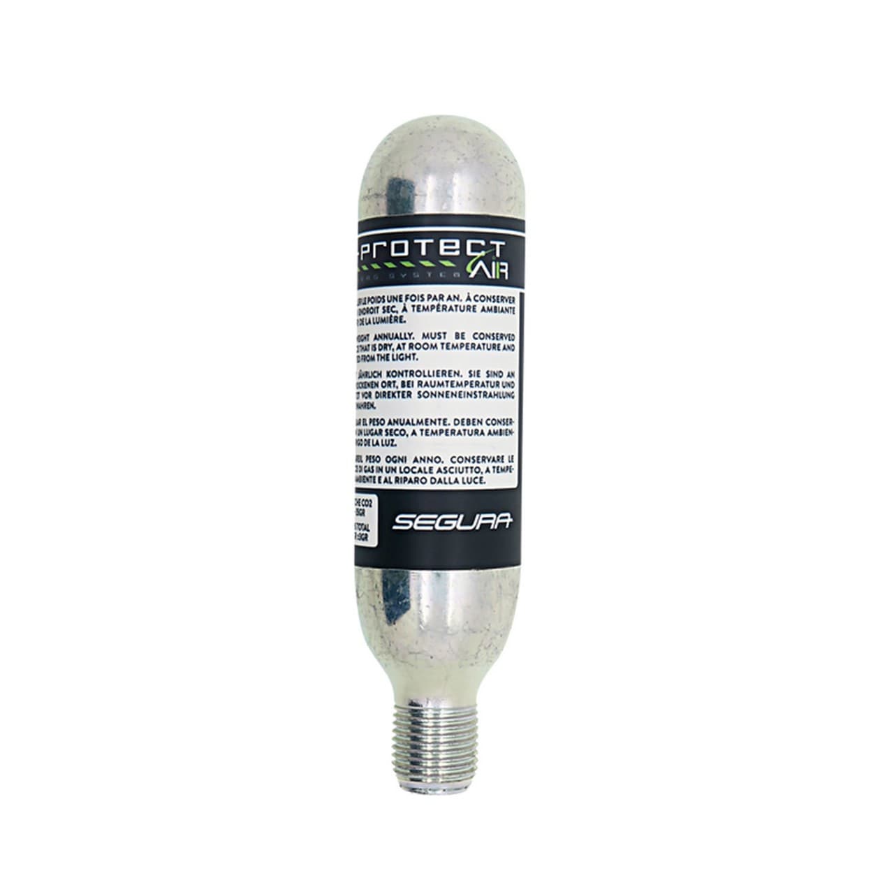 CO2 cartridge 60cc, vista 1
