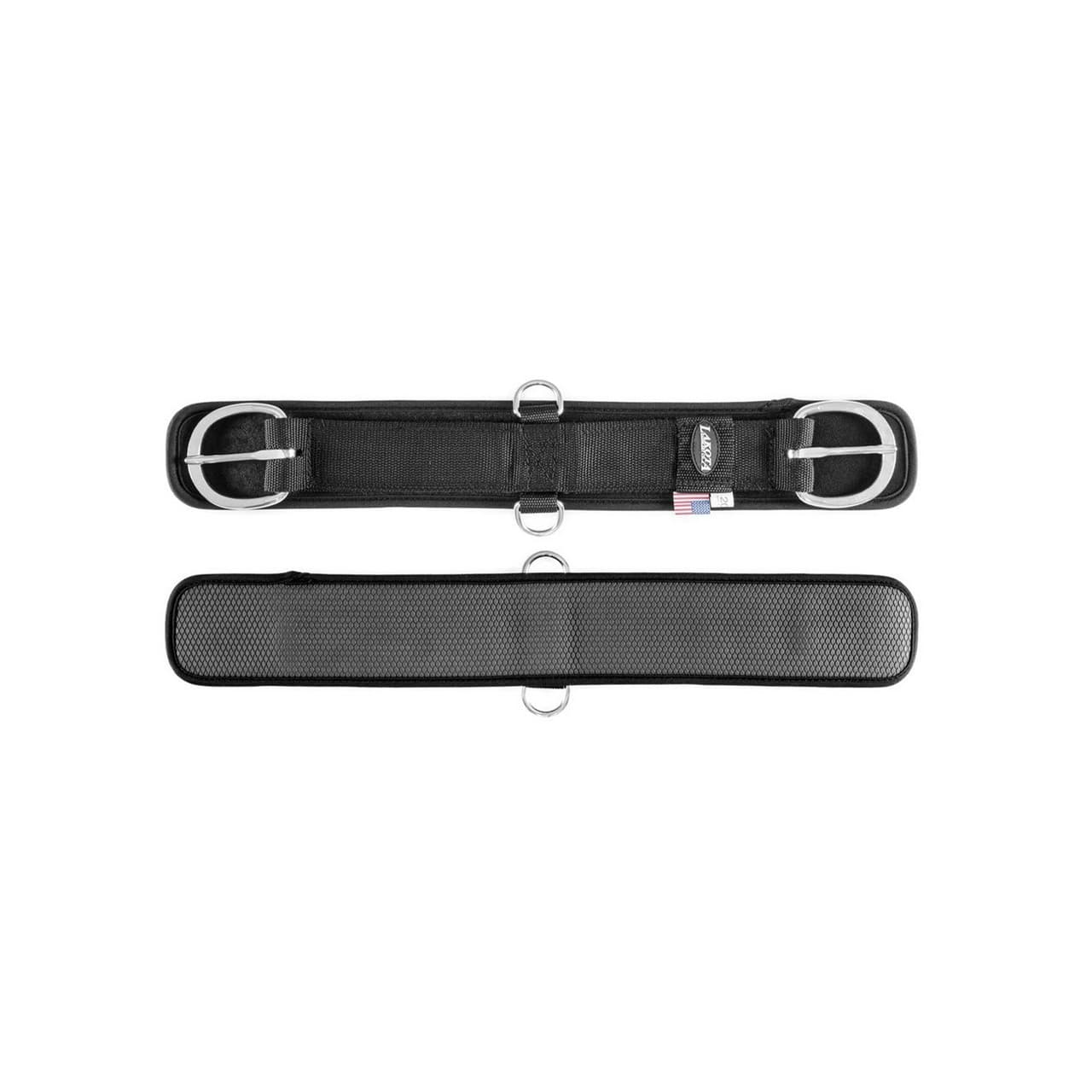 Sottopancia in neoprene con velcro per pony, fibbie inox, vista 1