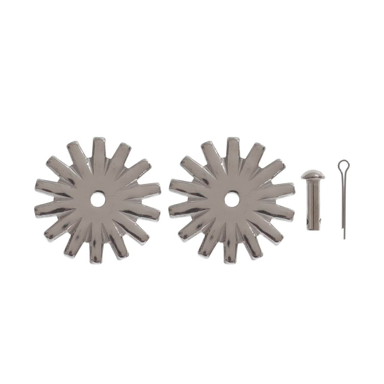 Coppia rotelle per speroni con rivetti 303B, vista 1