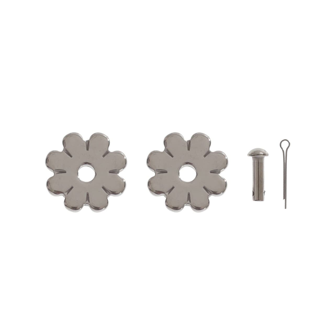 Coppia rotelle speroni con rivetti 303C, vista 1