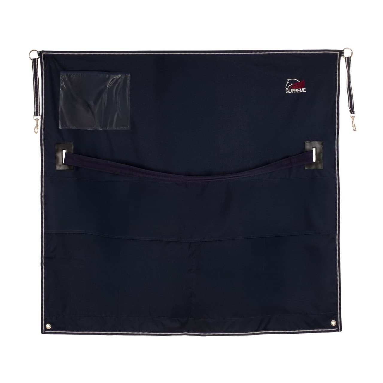 Tendalino da box con logo 130x120, vista 2