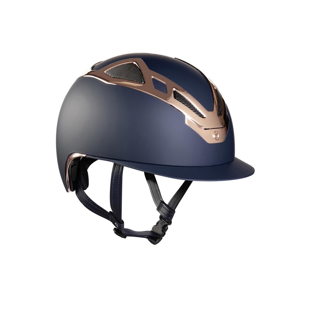 Casco Apex Chrome blu matt/rose gold, vista 1