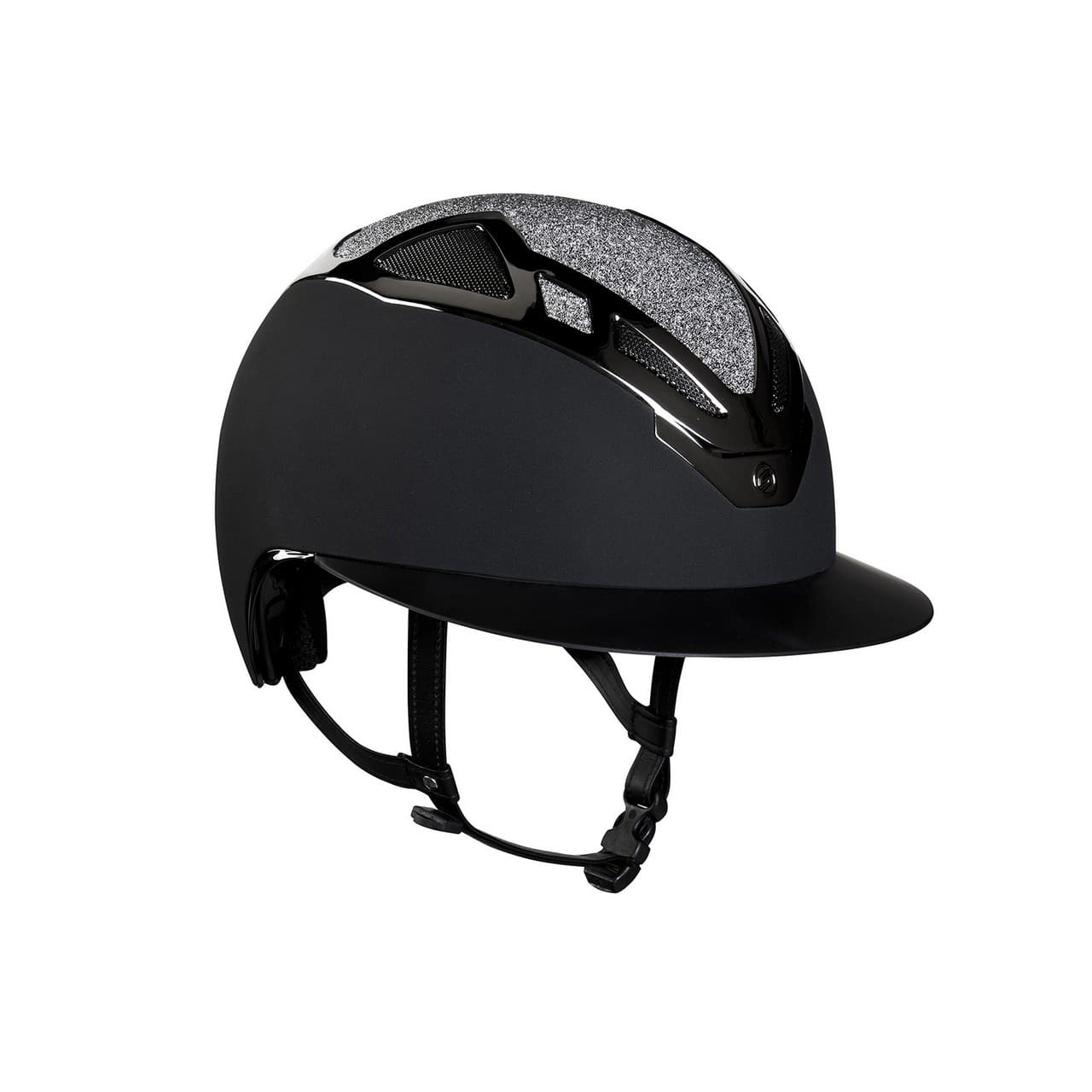 Casco Apex Swarovski lady black, vista 1