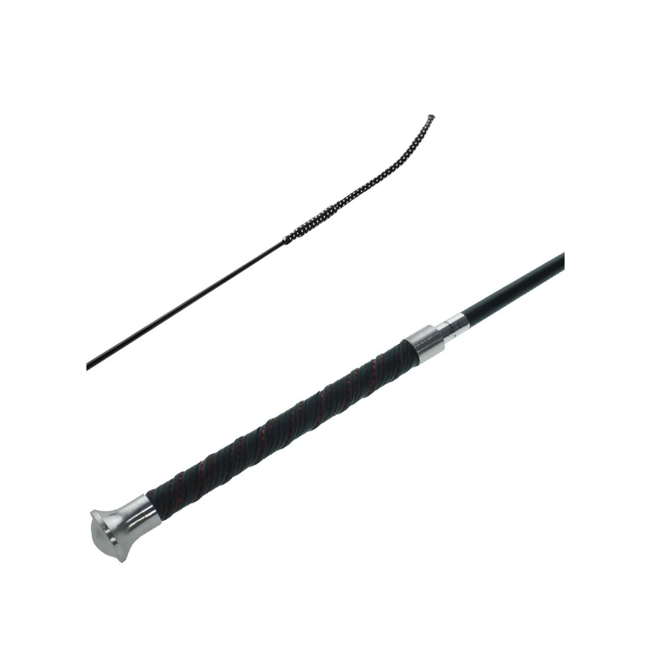 Frustino dressage carbon matt, manico anti-slip, vista 1