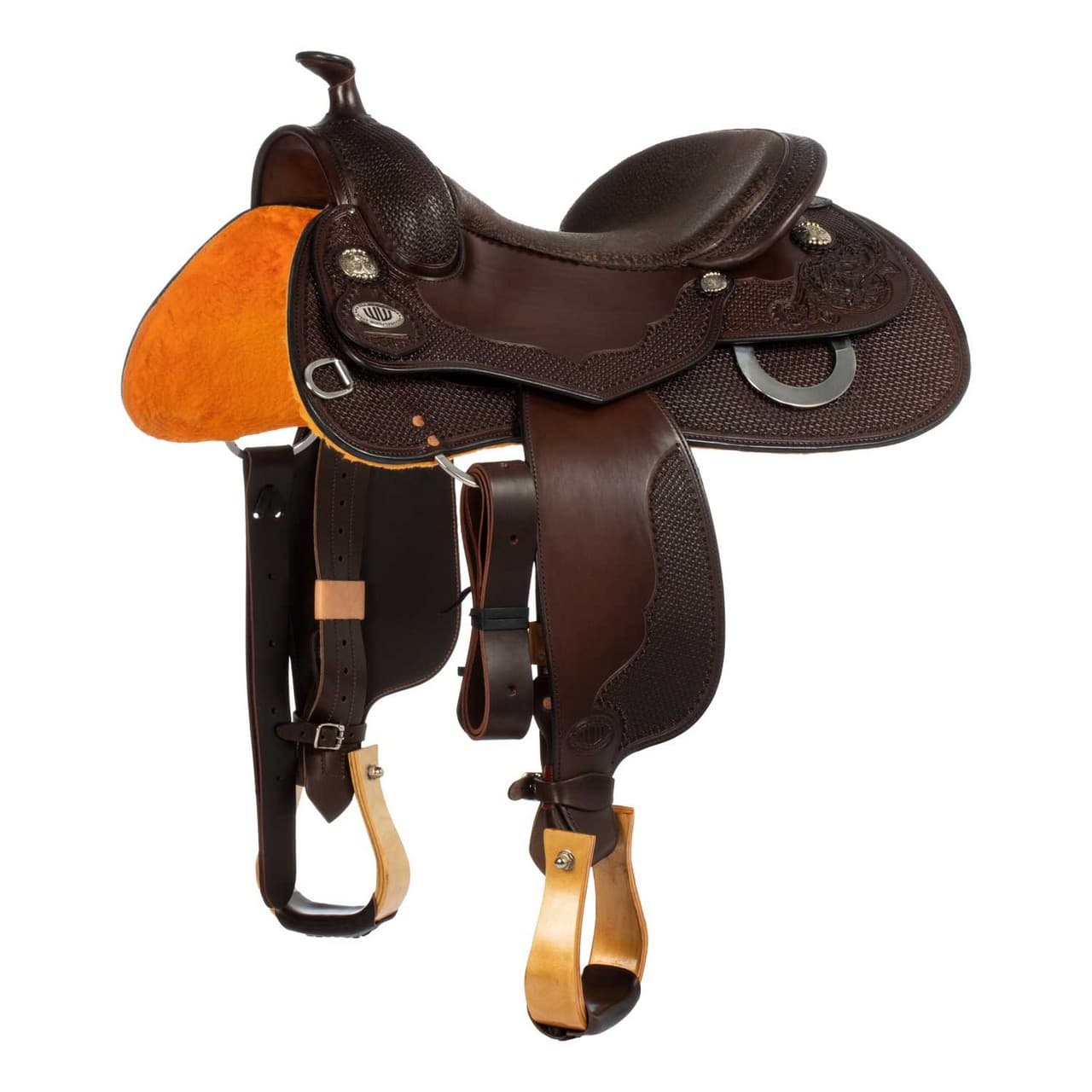 Selle Westwood classic reining big butterfly dark brown, vista 1
