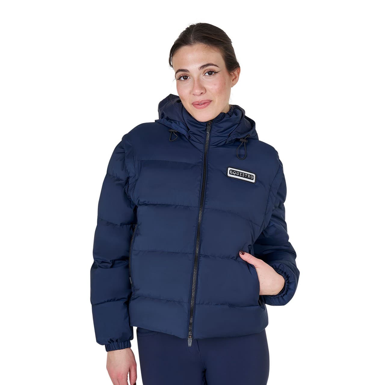 Piumino donna 3 in 1 con inserti staccabili, vista 1