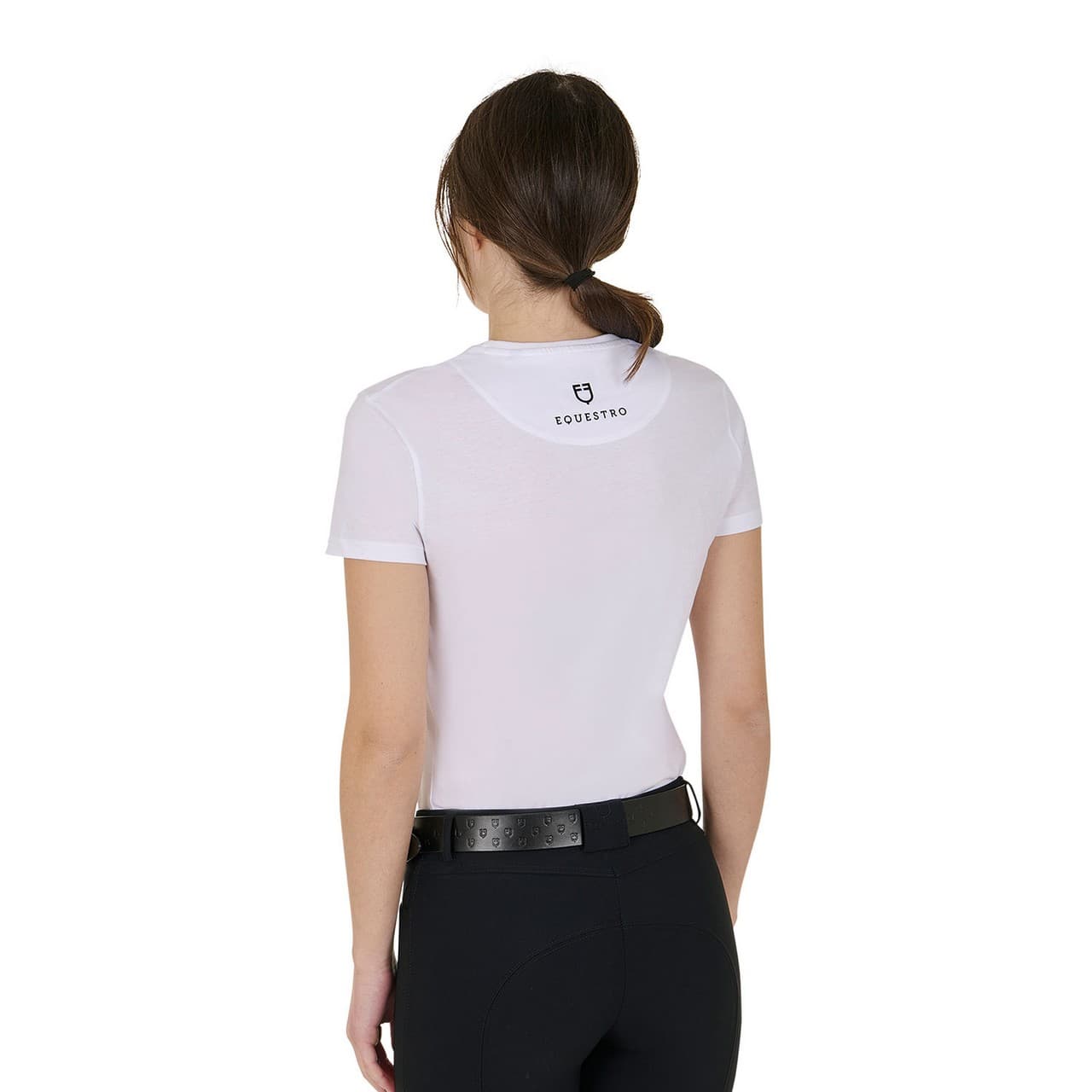 T-shirt donna Horse Varsity in cotone, vista 2