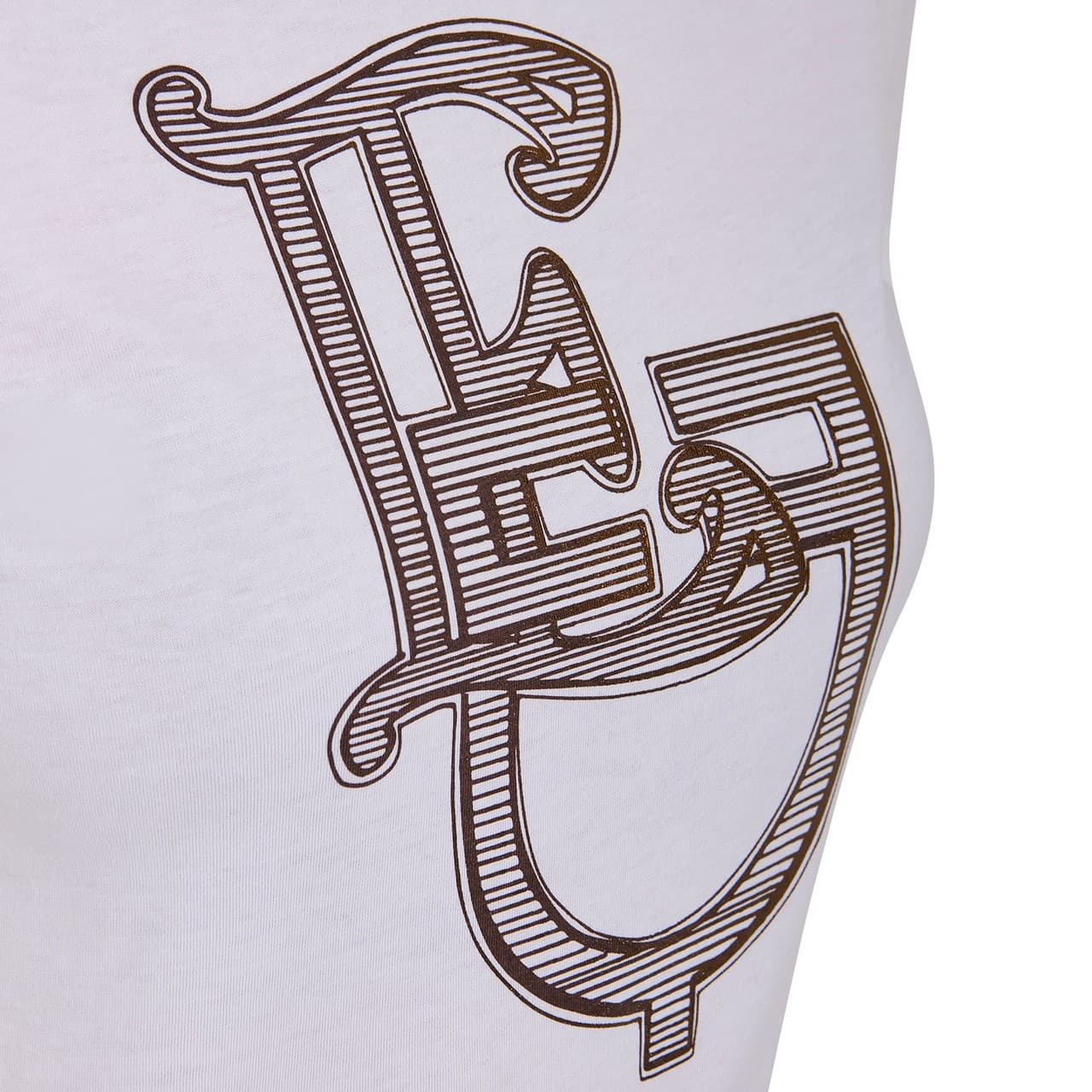 T-shirt donna Lamina Monogram in cotone, vista 3