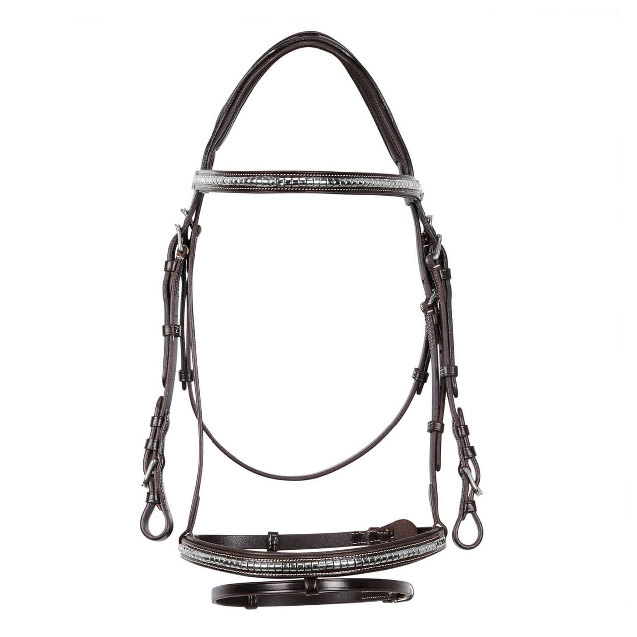 Testiera inglese in cuoio clincher NEW, vista 1