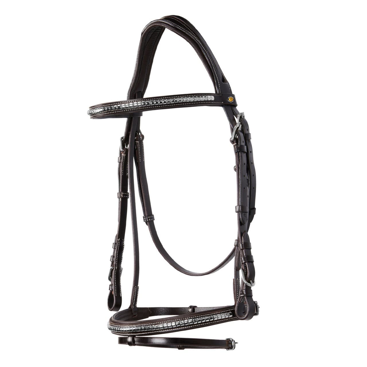 Testiera inglese in cuoio clincher NEW, vista 2
