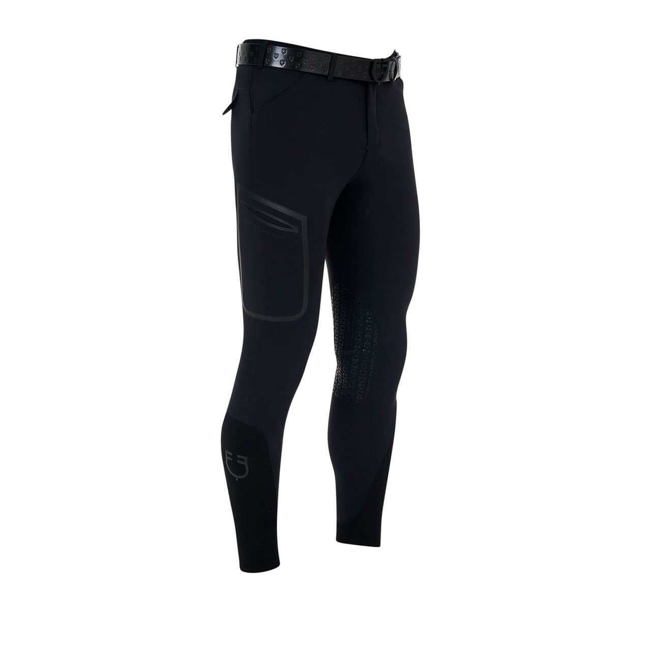 Pantalone slim fit uomo Equestro Ridertechnology cuciture termosaldate, vista 2