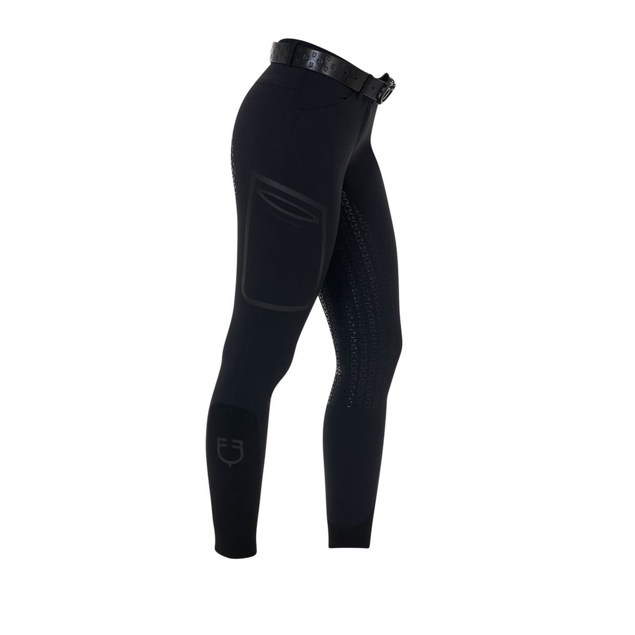 Pantalone slim fit donna Equestro Ridertechnology full grip (Rif. ET06783N), vista 2