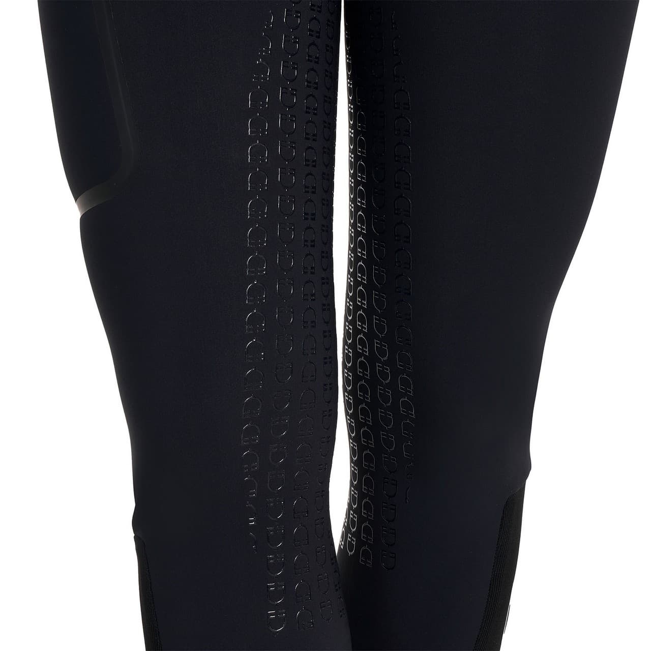 Pantalone slim fit donna vita alta Equestro Ridertechnology full grip, vista 5