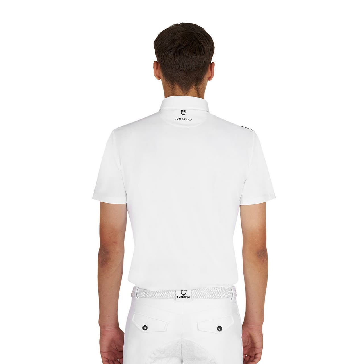 Polo uomo concorso slim fit mezza manica, vista 2