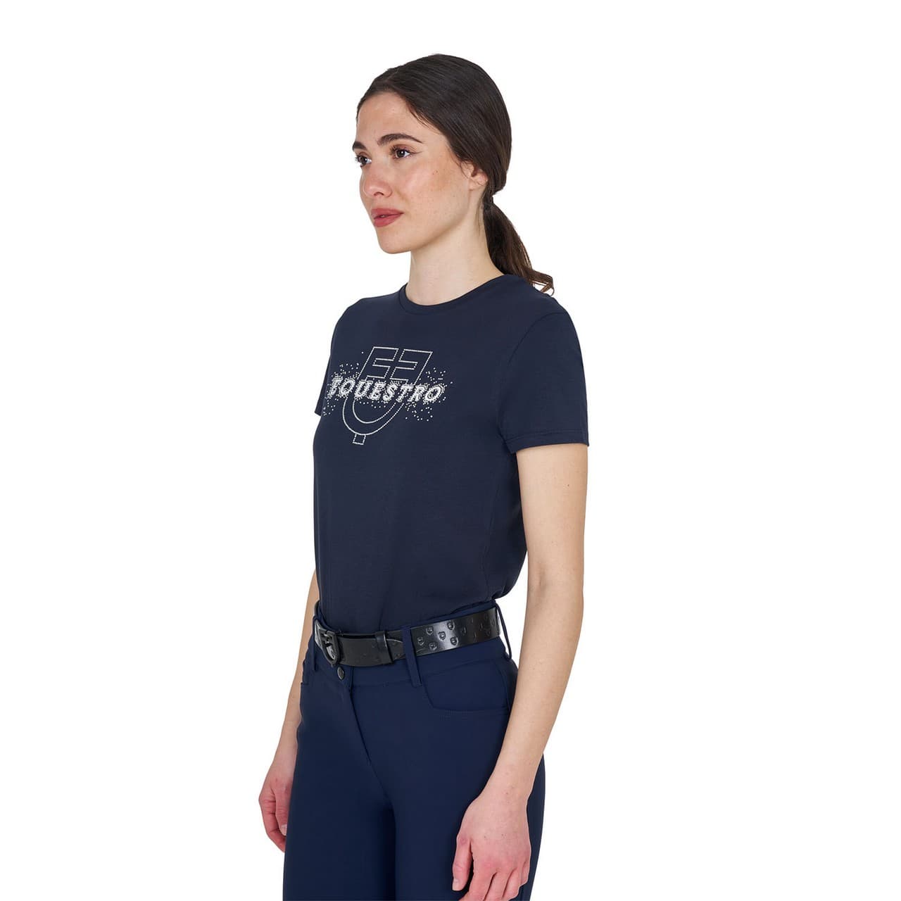 T-shirt donna Elegant in cotone, vista 5