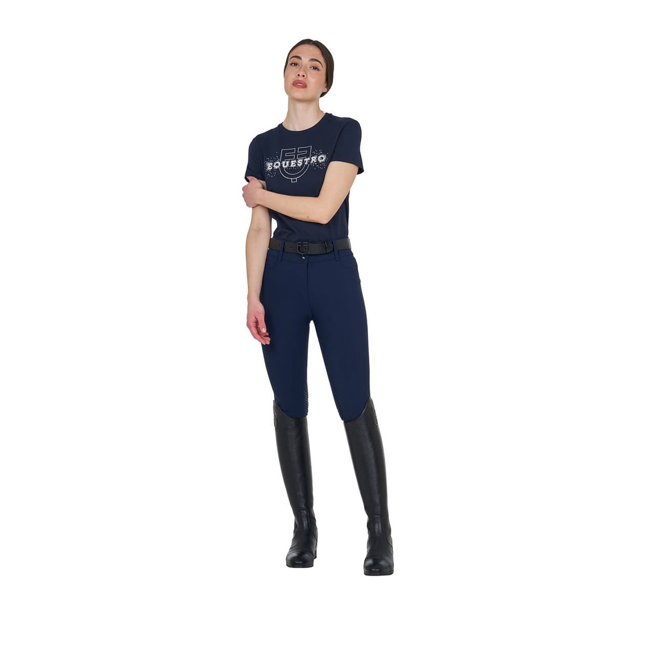 T-shirt donna Elegant in cotone, vista 6
