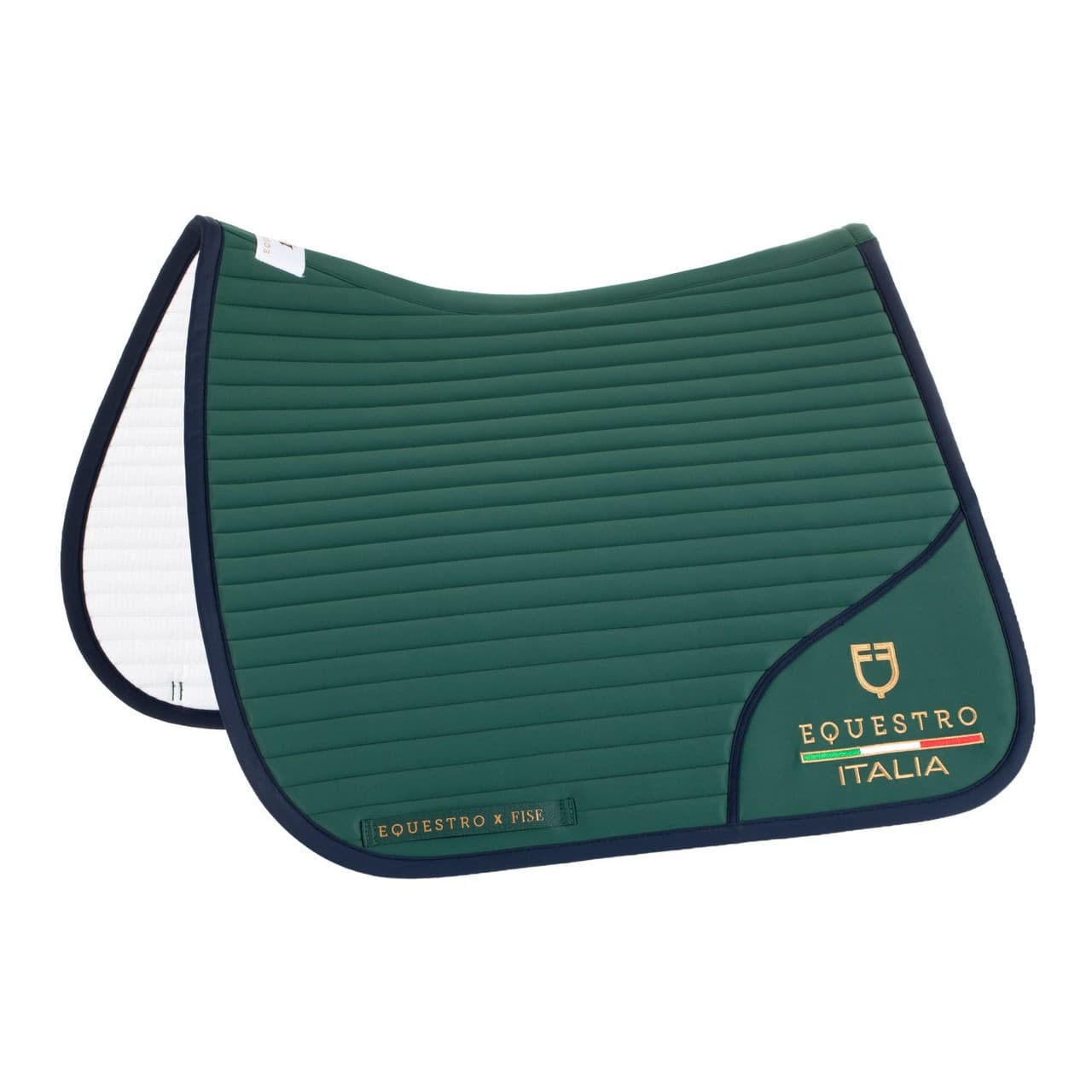Sottosella dressage con logo ricamato Equestro X FISE CENTENARIO