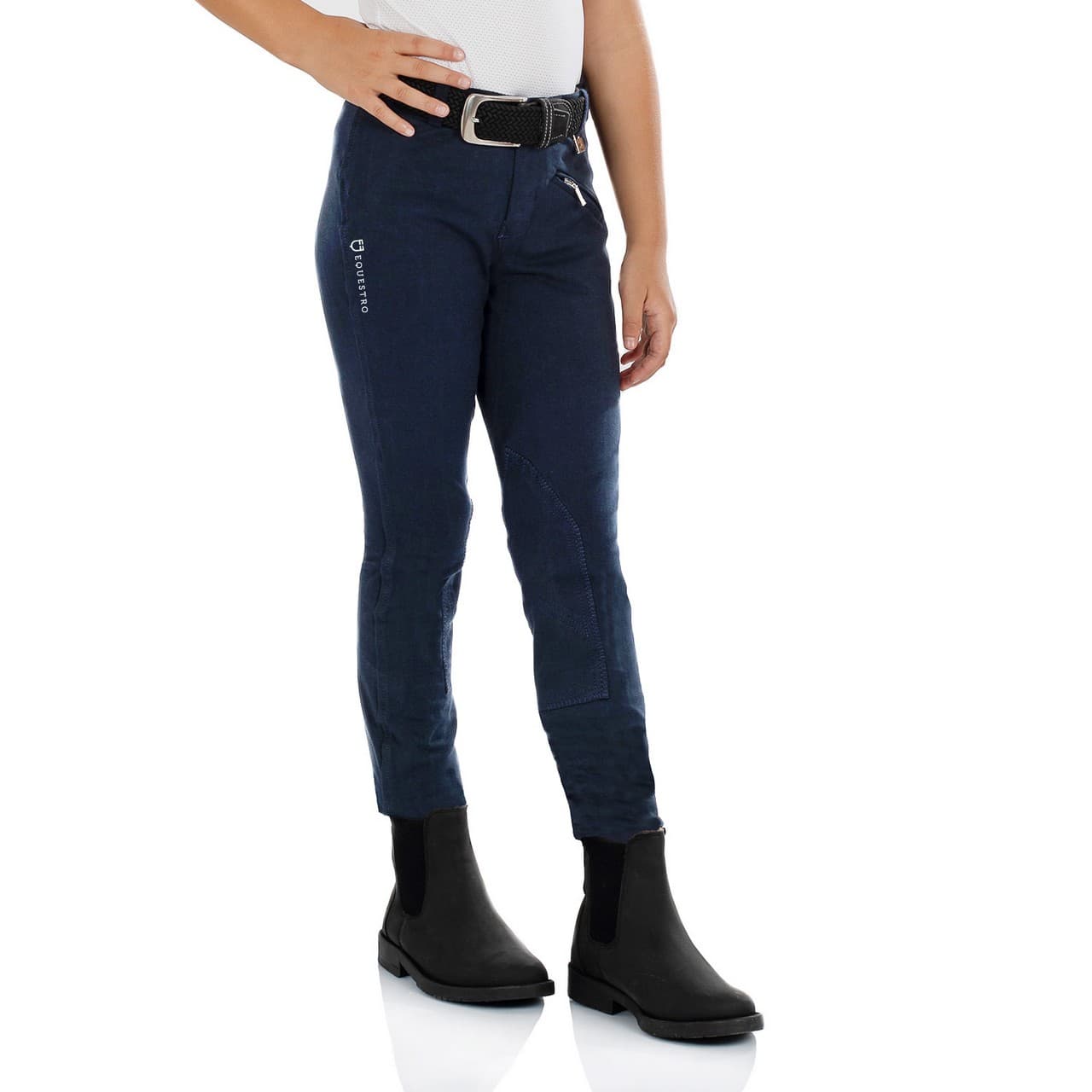 Pantaloni jodhpur junior modello Leilani in tessuto tecnico, vista 1