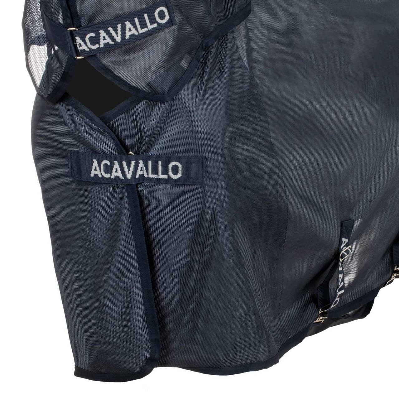 Coperta antimosche in tessuto traspirante con maschera e copricollo, vista 2