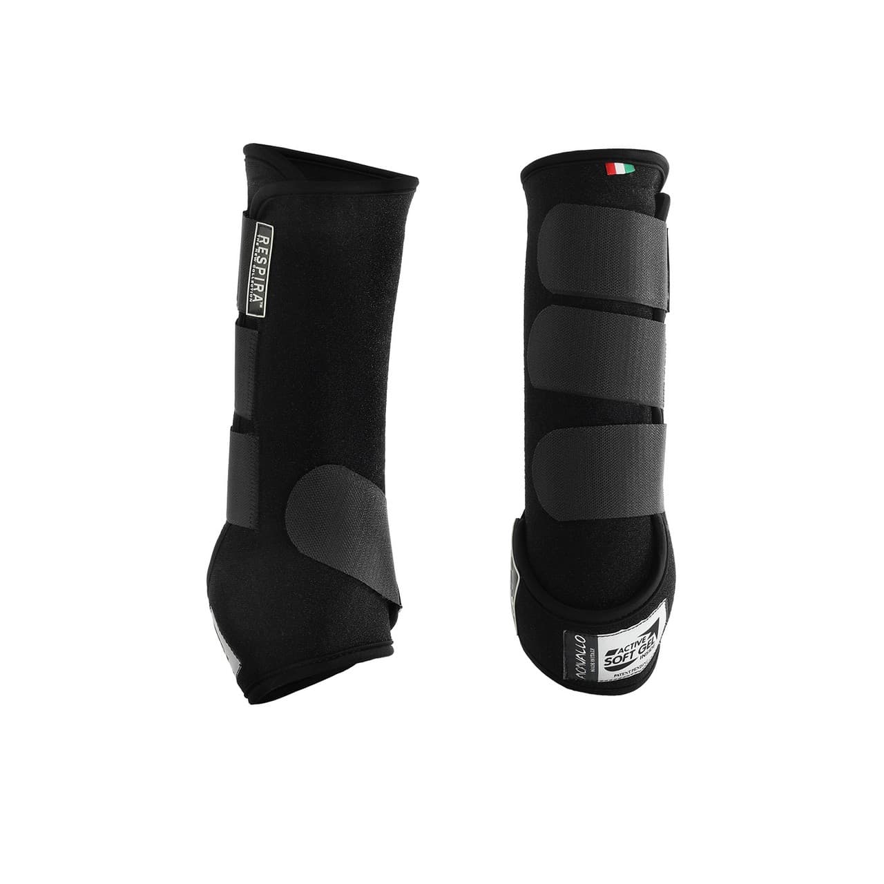 Stinchiere posteriori Acavallo in neoprene e gel, vista 1