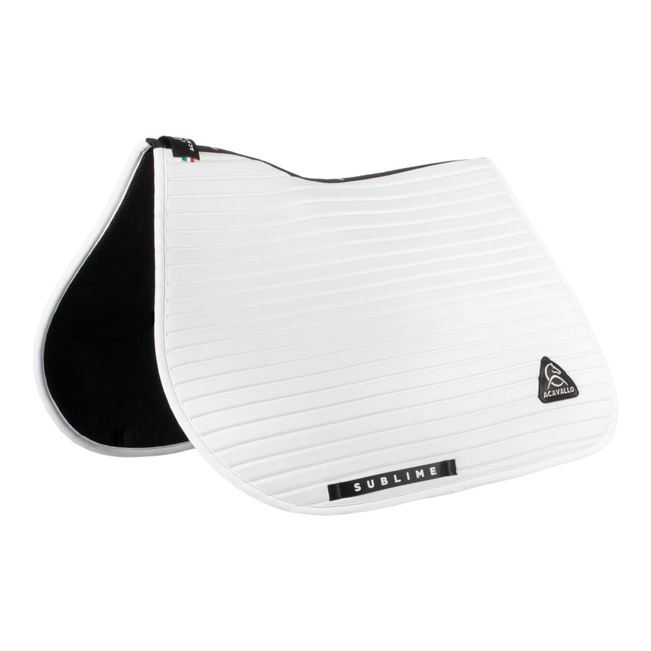 Stripe Suede Jumping Saddle Pad, vista 1