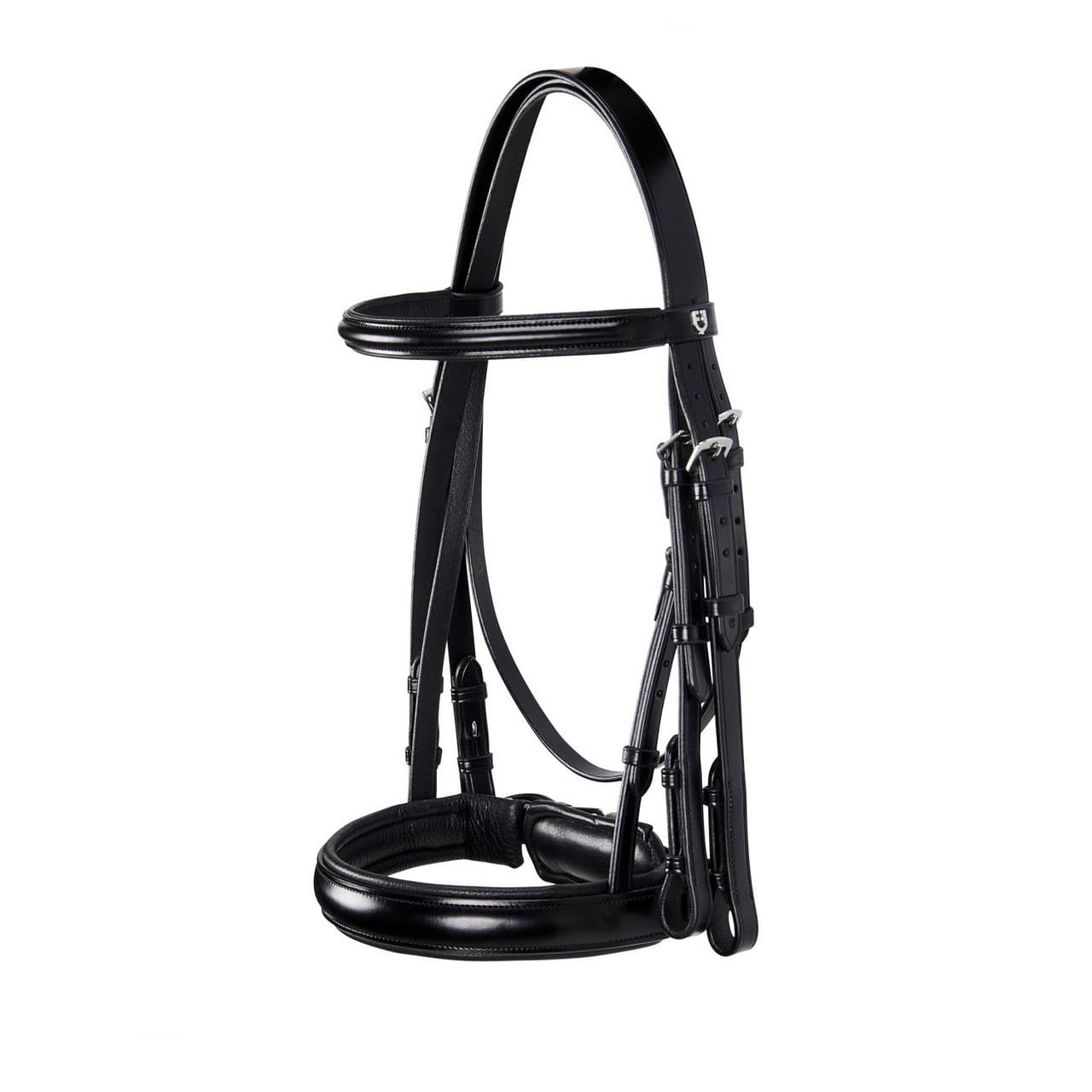 Briglia dressage in cuoio, vista 1