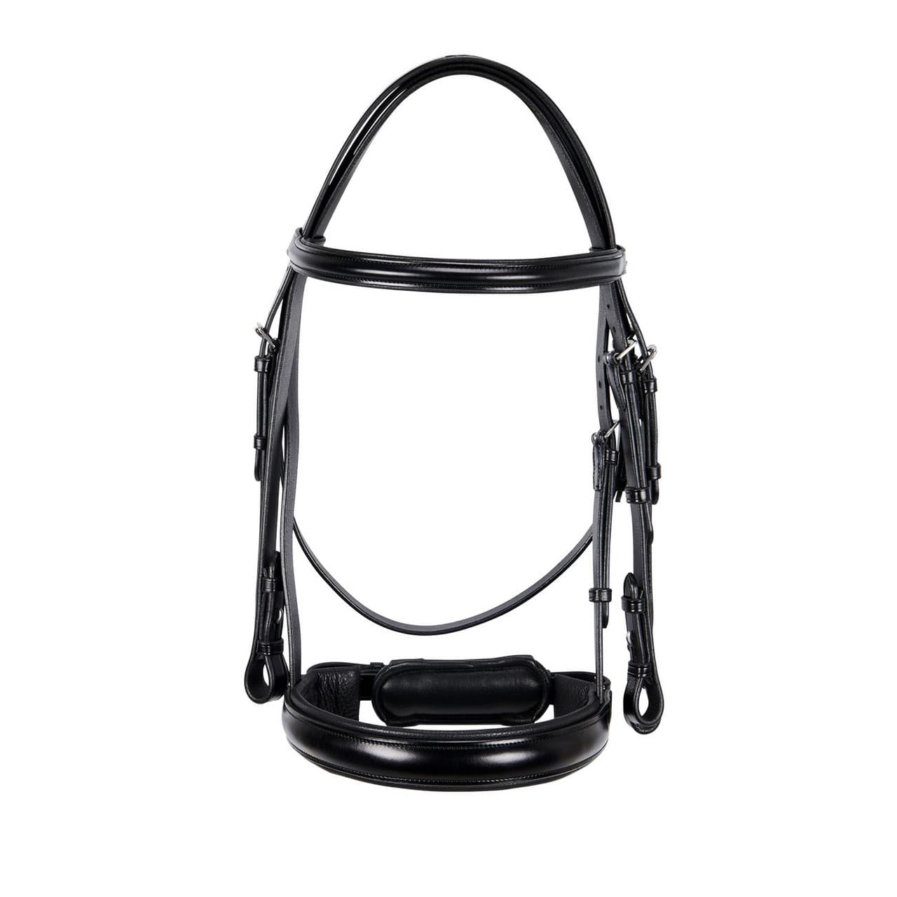 Briglia dressage in cuoio, vista 2