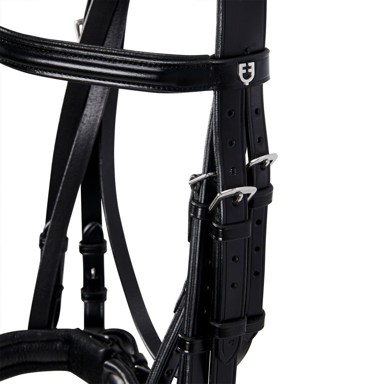 Briglia dressage in cuoio, vista 3